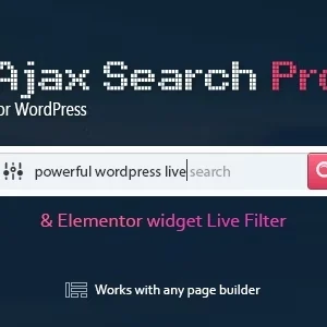 Ajax Search Pro Live WordPress Search & Filter Plugin