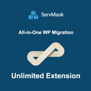 Plugin All in one wp migration unlimited extension