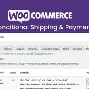 WooCommerce Conditional Shipping & Payments