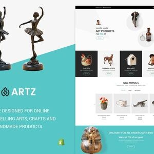 Artz | Art, Photography Shopify Theme