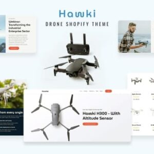 Hawki – Drone Single Product eCommerce Shopify