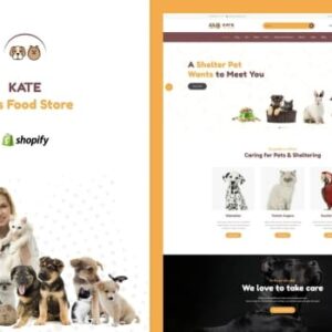 Kate – Dog & Pets Food Store Shopify Theme