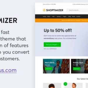 Shoptimizer – Fastest WooCommerce WordPress Theme
