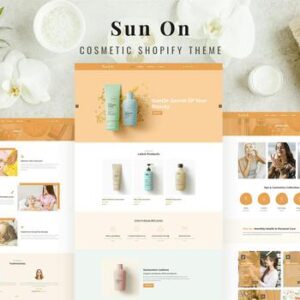 SunOn – Skin Care Products, Wellness Shopify Theme