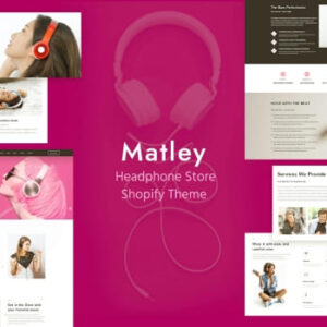 Matley – Headphone & Electronics Store Shopify