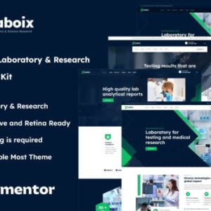 Laboix – Laboratory & Research Elementor Template Kit