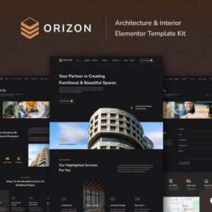 Orizon – Architecture & Interior Design Elementor Template