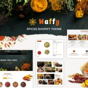 Waffy | Spices, Dry Fruits Store Shopify Theme