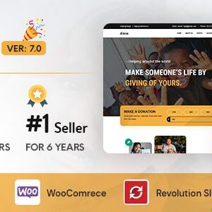 Alone Theme – Charity Multipurpose Non-profit WordPress Theme