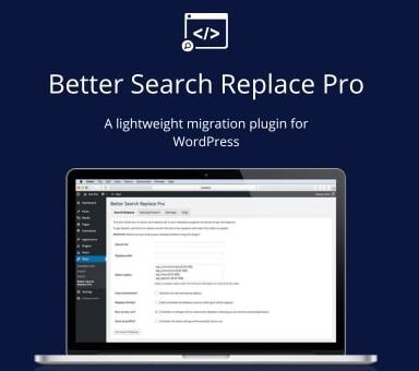 Better Search Replace Pro