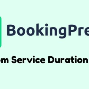 BookingPress Custom Service Duration Addon