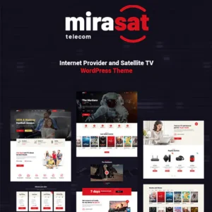 Mirasat Theme – Internet Provider and Satellite TV WordPress Theme