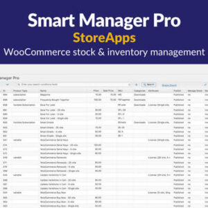 Smart Manager Pro – StoreApps | WooCommerce stock & inventory management