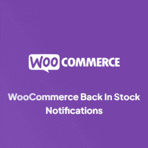 WooCommerce Back In Stock Notifications Extension