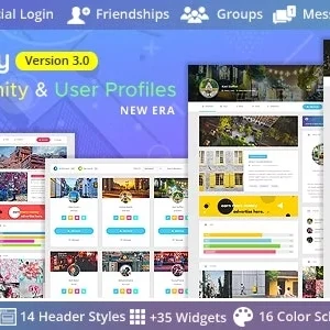 Youzify (formerly Youzer) – BuddyPress Community & WordPress User Profile Plugin