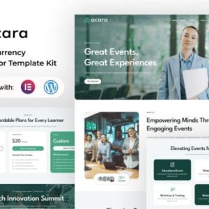 Acara – Event and Conference Elementor Template Kit