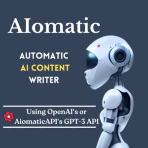 Aiomatic – AI Content Writer, Editor, ChatBot & AI Toolkit