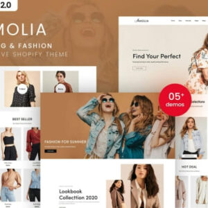 Amolia – Clothing & Fashion Shopify Theme, Amolia , Clothing & Fashion, Shopify Theme