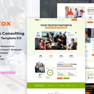 BizRox – Business Consulting Elementor Template Kit