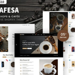 Cafesa – Coffee Shops & Cafés Shopify Theme