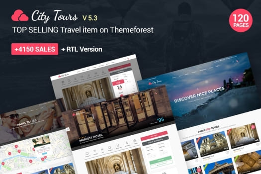 CityTours – City Tours, Tour Tickets and Guides| HTML Template