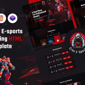 CROX | Esports & Gaming HTML Template