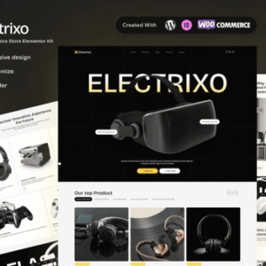 Electrixo – E-Commerce Electronics Store Elementor Template Kit
