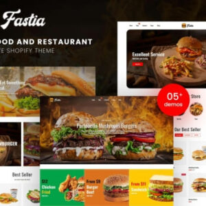 Fastia – Fast Food & Restaurant Shopify Theme