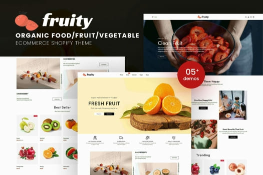 FruityFlavor – Organic Food e-Commerce Shopify Theme