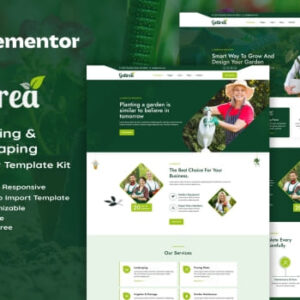 Gettrea – Gardening & Landscaping Elementor Template Kit
