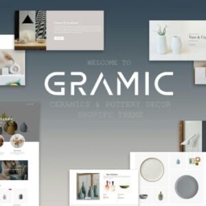 Gramic – Ceramics & Pottery Decor Shopify Theme