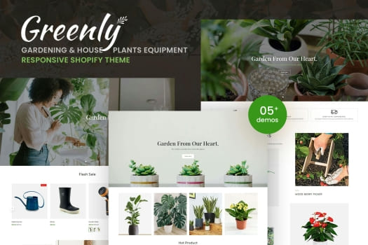 Greenly – Gardening & Houseplants Equipment Shopify Theme