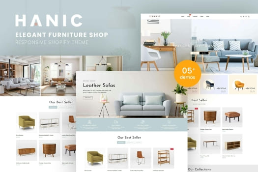Hanic – Elegant Furniture Shop For Shopify Theme