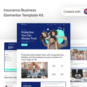 Herance – Insurance Company Elementor Template Kit