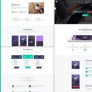 Horse App – HTML Responsive Template