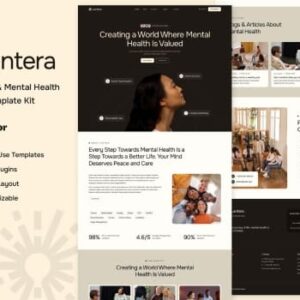 Lantera – Psychologist & Mental Health Elementor Template Kit