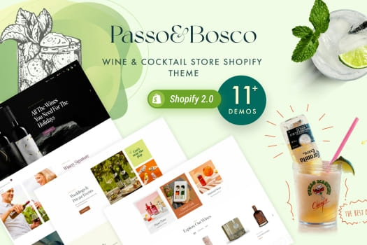 Passo Bosco – Wine Shop and Planter Store Shopify Theme