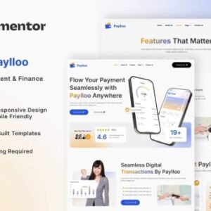Paylloo – Online Payment & Finance Elementor Template Kit