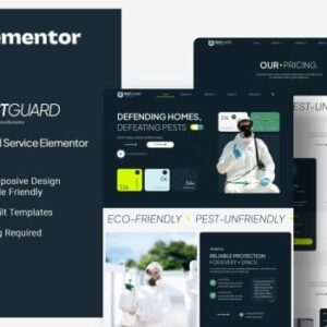 Pestguard – Pest Control Service Elementor Template Kit