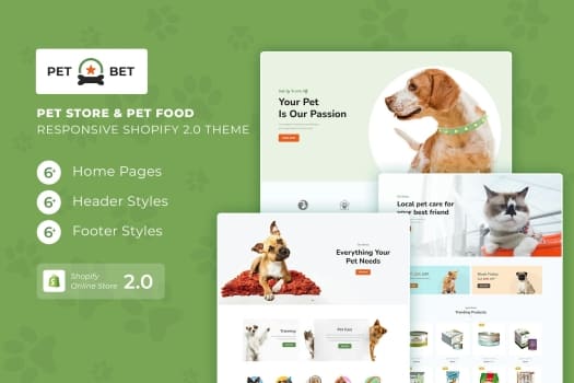 PetBest – Pet Store & Pet Food Shopify Theme