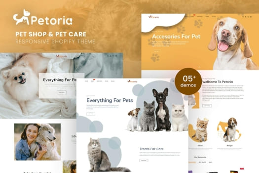 Petoria – Pet Shop & Pet Care Shopify Theme