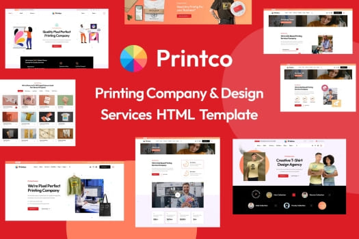 Printco – Printing Company & Service HTML Template