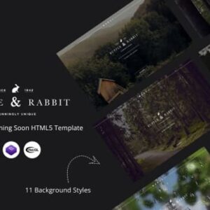 Rabbit – Creative Coming Soon HTML5 Template