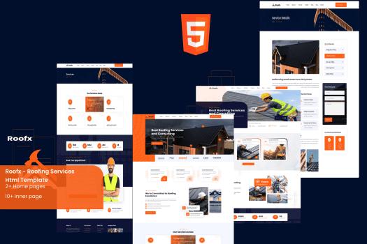 Roofx – Roofing Services HTML Template