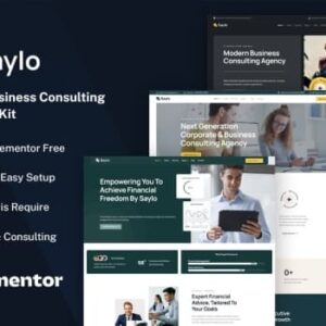 Saylo – Business Consulting Elementor Template Kit