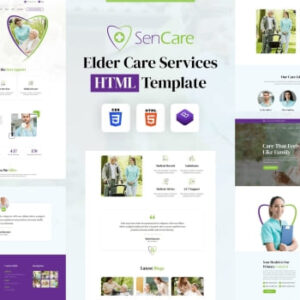 SenCare | Elderly Home & Senior Care HTML Template