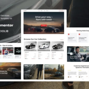 Swift – Car Rental Service Elementor Template Kit