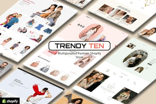 Trendy Ten – Multipurpose Shopify 2.0 Store Design
