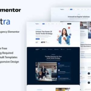 Vextra – Social Media Agency Elementor Template Kit