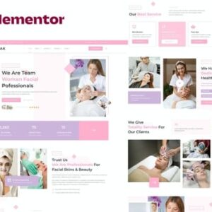 Widak – Facial Care & Beauty Treatment Elementor Pro Template Kit